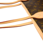 Louis Vuitton 2008 Monogram Neverfull MM Shoulder Tote Bag M40156