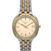 Christian Dior 3001 Quartz Watch SS Gold