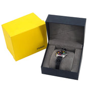 Fendi Momento Flowerland F234031011 Quartz Watch SS Black