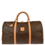 Celine Brown Macadam Duffle Handbag