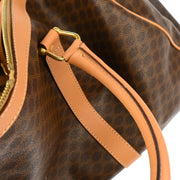 Celine Brown Macadam Duffle Handbag