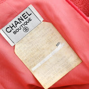 Chanel 1994 Setup Suit Jacket Skirt Pink #34