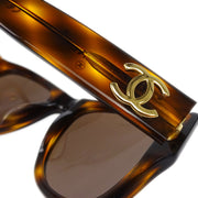 Chanel Sunglasses Eyewear Brown Small Good