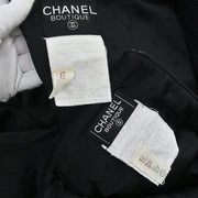 Chanel 1994 Setup Suit Jacket Skirt Black #40