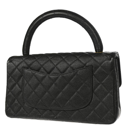 Chanel 1996-1997 Black Caviar Handbag