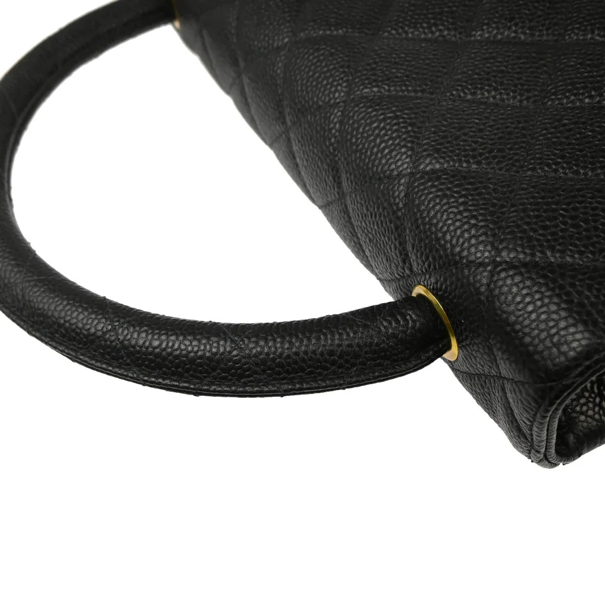 Chanel 1996-1997 Black Caviar Handbag