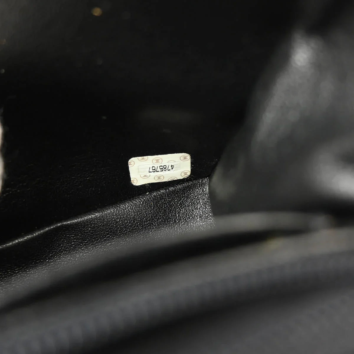 Chanel 1996-1997 Black Caviar Handbag
