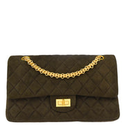 Chanel Brown Medium Classic Double Flap 2.55 Shoulder Bag