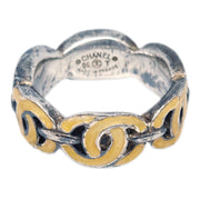 Chanel Ring Silver #52 #12 00T