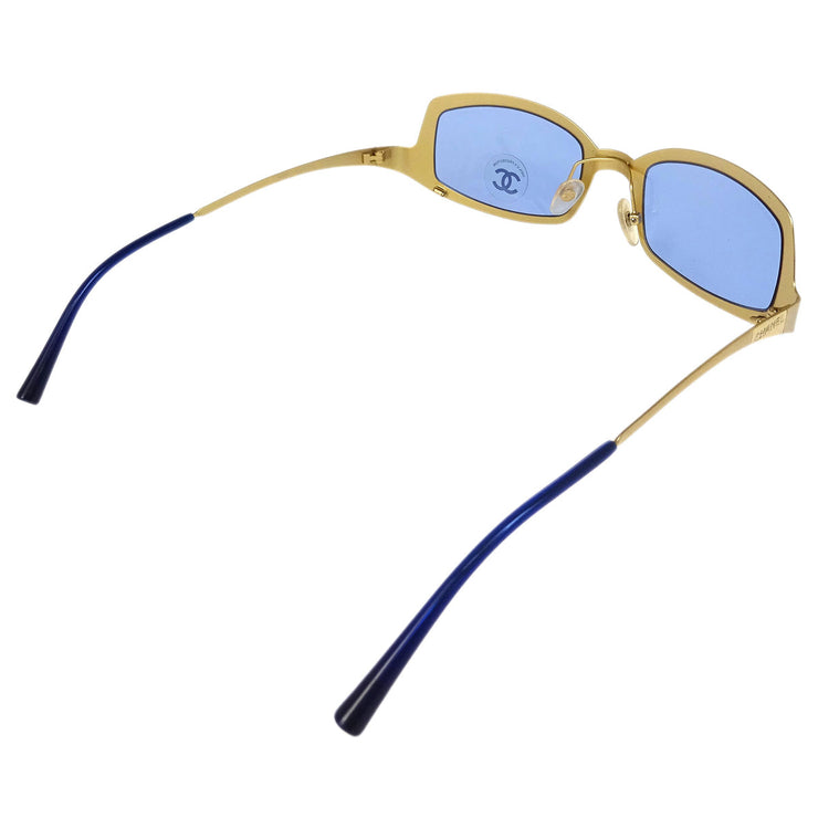 Chanel Sunglasses Eyewear Blue Small Good