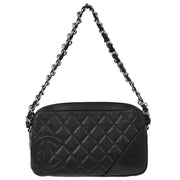 Chanel Black Calfskin Cambon Ligne Handbag