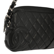 Chanel Black Calfskin Cambon Ligne Handbag