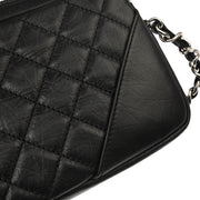 Chanel Black Calfskin Cambon Ligne Handbag