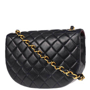 Chanel Navy Lambskin Shoulder Bag