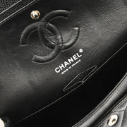 Chanel Black Caviar Small Classic Double Flap Shoulder Bag