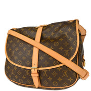 Louis Vuitton Monogram Saumur 35 Messenger Shoulder Bag M42254