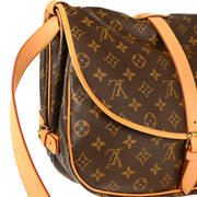 Louis Vuitton Monogram Saumur 35 Messenger Shoulder Bag M42254