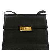 Christian Dior Black Leather Shoulder