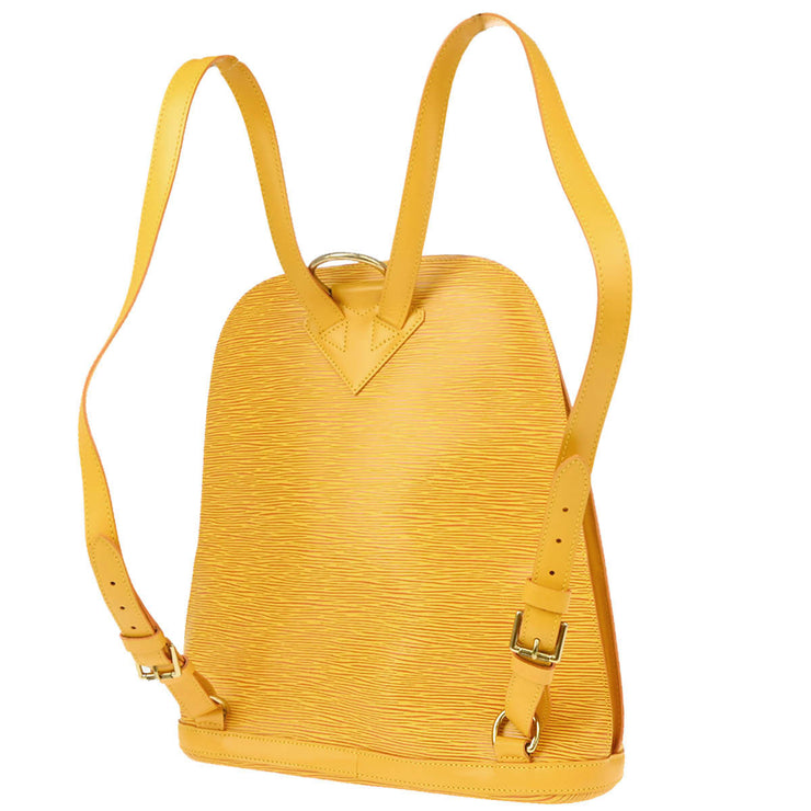 Louis Vuitton 1996 Yellow Epi Gobelins Backpack M52299