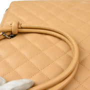 Chanel 2005-2006 Beige Calfskin Cambon Ligne Tote Handbag