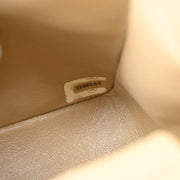 Chanel Beige Lambskin Shoulder Bag