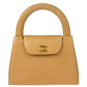 Chanel 1997-1999 Beige Caviar Handbag