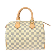 Louis Vuitton Damier Azur Speedy 25 Handbag N41534