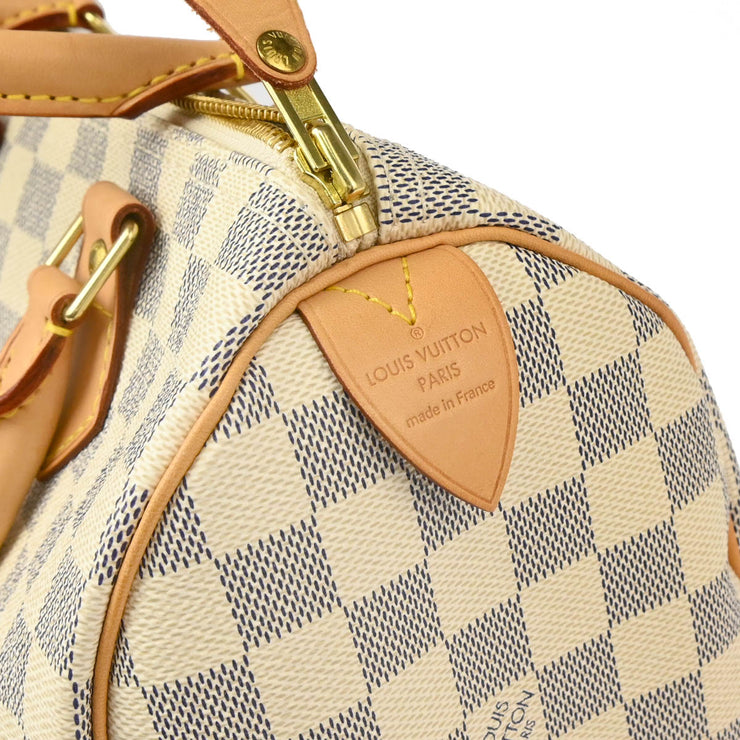 Louis Vuitton Damier Azur Speedy 25 Handbag N41534