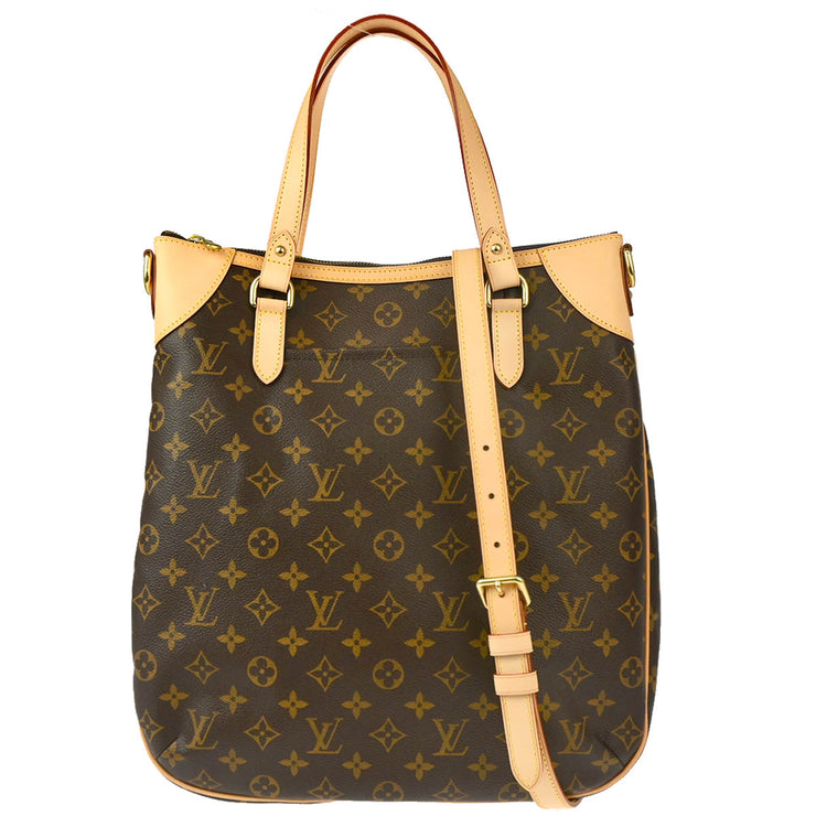 Louis Vuitton 2008 Monogram Odeon GM 2way Tote Shoulder Handbag M56388