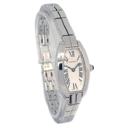 Syuuri Cartier Lanieres Tonneau Ref.2545 Quartz Watch 18KWG