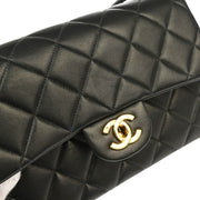 Chanel Black Lambskin Shoulder Bag