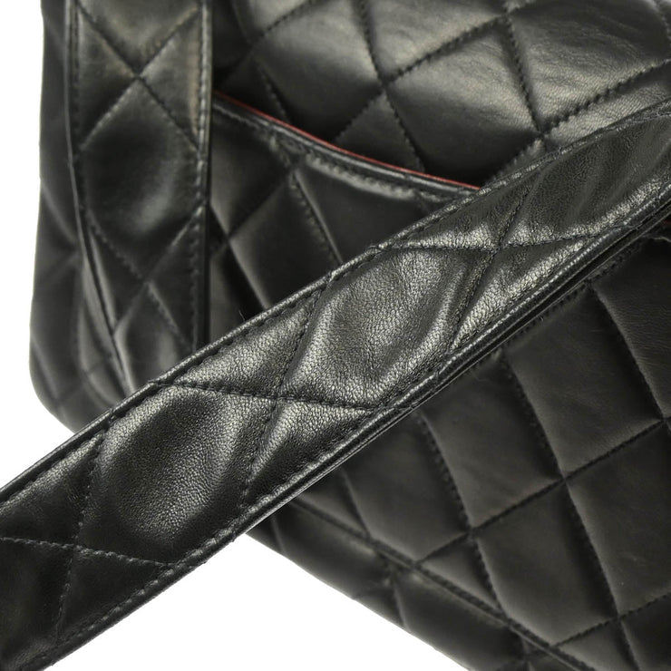 Chanel Black Lambskin Shoulder Bag