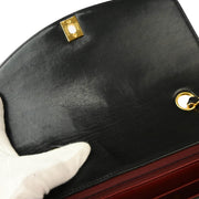 Chanel 1991-1994 Black Lambskin Small Diana Shoulder Bag