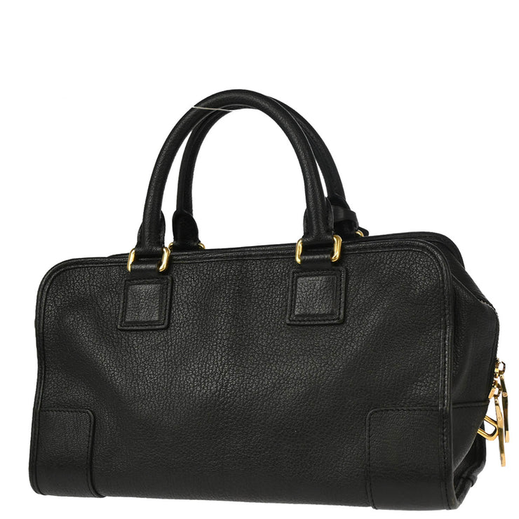 Loewe Black Leather Amazona 28 Handbag