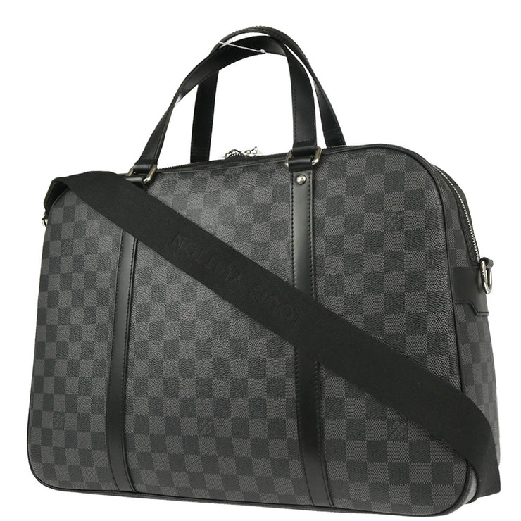 Louis Vuitton Damier Graphite Yohn 2way Briefcase Handbag N48118