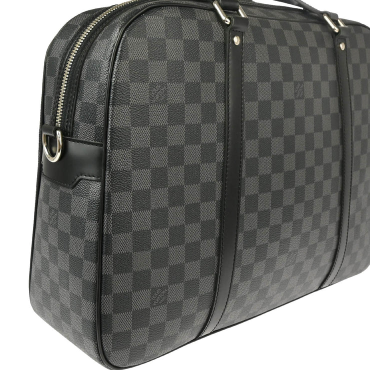 Louis Vuitton Damier Graphite Yohn 2way Briefcase Handbag N48118