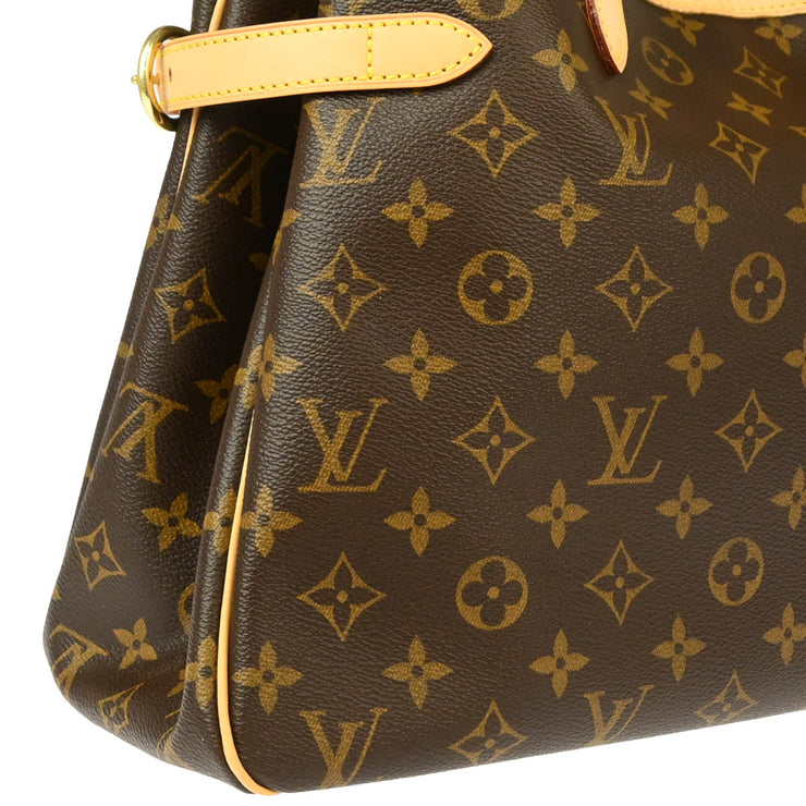 Louis Vuitton 2007 Monogram Batignolles Horizontal Tote Handbag M51154