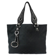 Gucci Black GG Tote Handbag