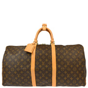 Louis Vuitton Monogram Keepall 55 Travel Duffle Handbag M41424