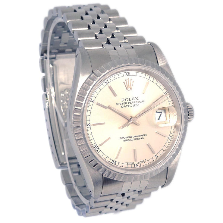 Rolex Oyster Perpetual Datejust 34mm Ref.16200 Self-winding Watch SS