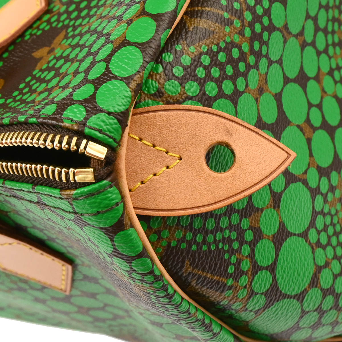 Louis Vuitton 2012 Yayoi Kusama Pumpkin Dot Speedy 30 Handbag M40694