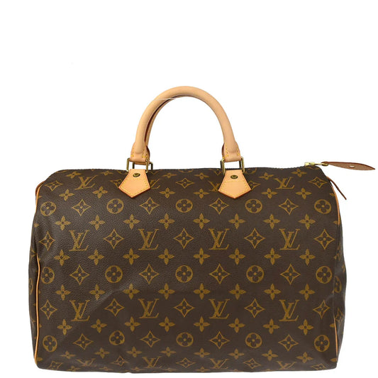 Louis Vuitton 1997 Monogram Speedy 35 Handbag M41524
