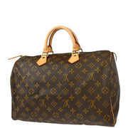 Louis Vuitton 1997 Monogram Speedy 35 Handbag M41524