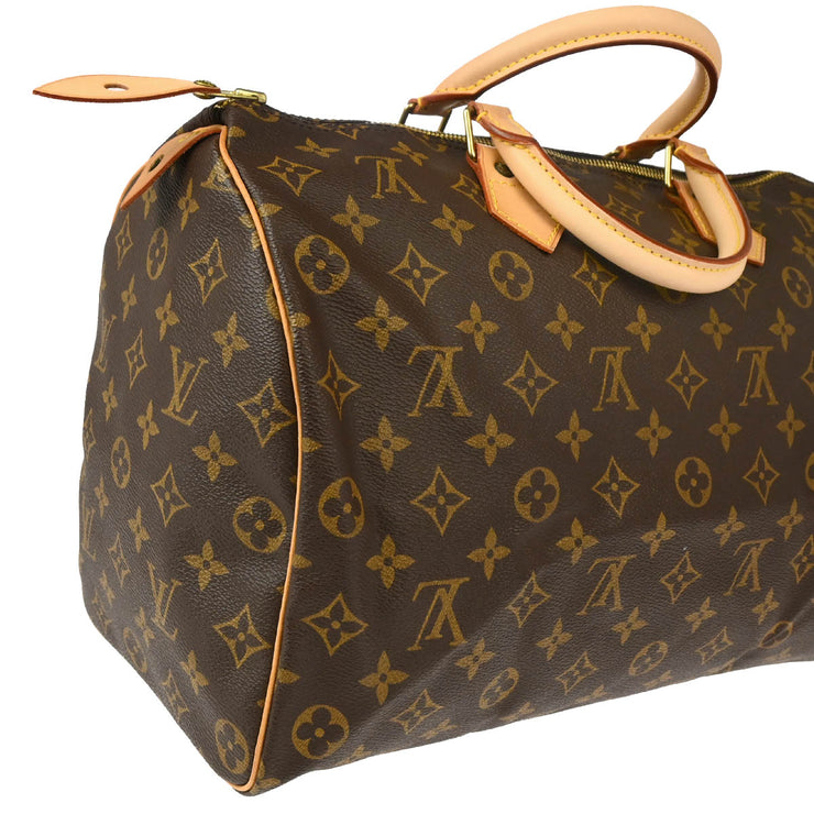 Louis Vuitton 1997 Monogram Speedy 35 Handbag M41524