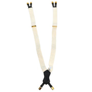 Chanel Suspenders White Small Good