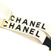 Chanel Suspenders White Small Good