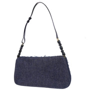 Christian Dior 2000 Indigo Denim Maris Pearl Handbag