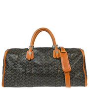 Goyard Black Croisiere 55 Duffle 2way Shoulder Handbag