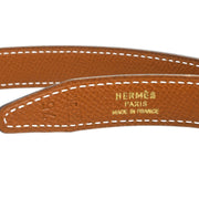 Hermes Black Box Calf Constance Reversible Belt #75 Small Good