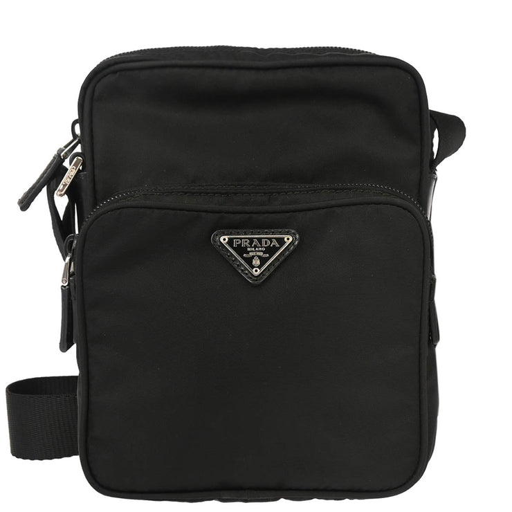 Prada Black Nylon Shoulder Bag